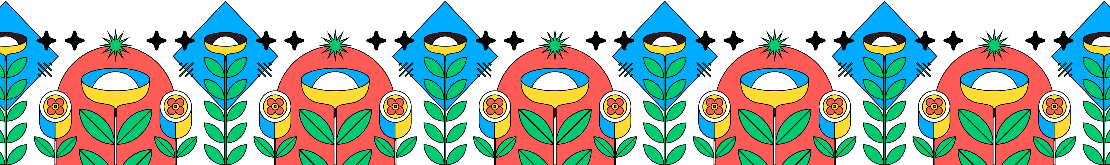 Footer decoration