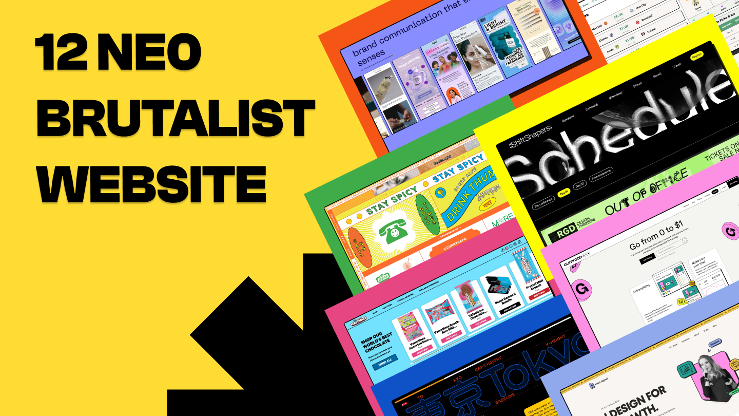 12 Neobrutalist Websites You Should Know in 2026