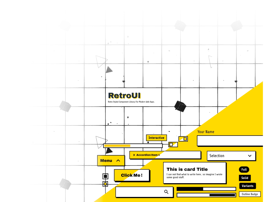 retroui code showcase