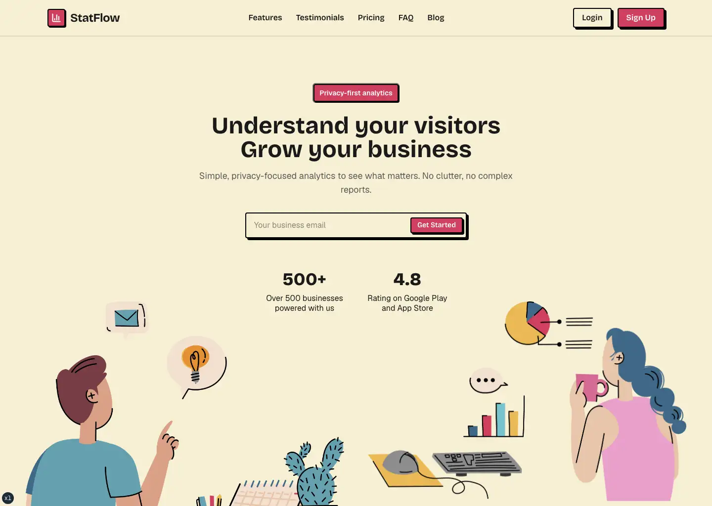 Neoflux — SaaS template preview