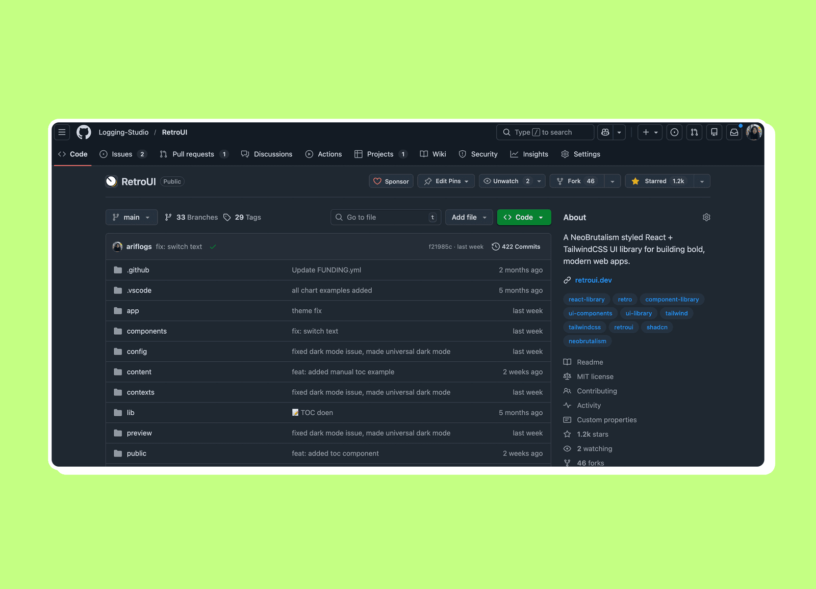 Retro Ui Github